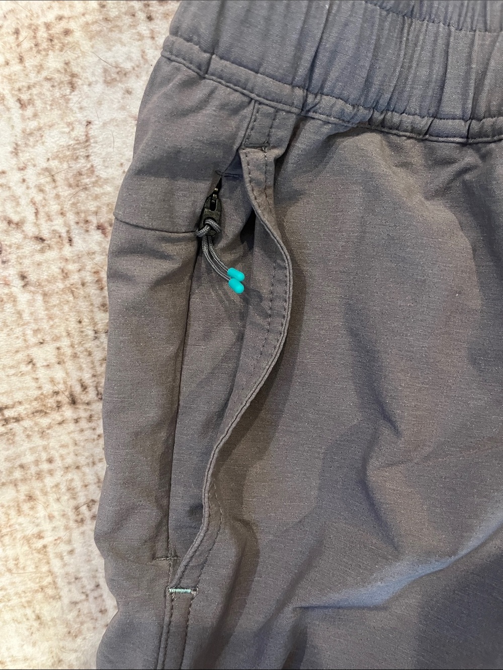 Men's Myles Apparel Gray Elastic-Waist Performance Shorts - Picture 4 of 5
